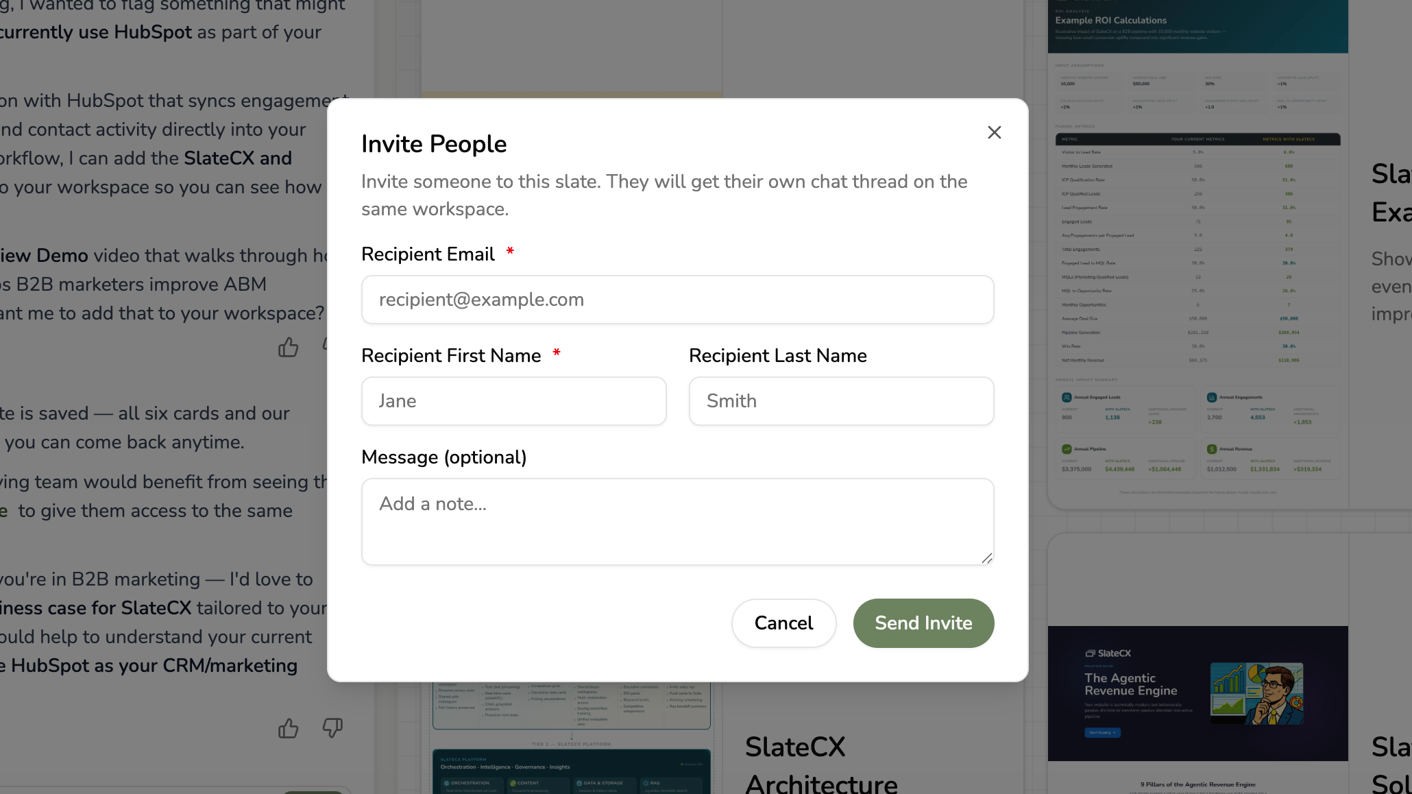 SlateCX Team Collaboration